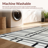 Chic Earthy Striped Motif(Black)