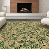 Lively Patterned Entrance Decor(Beige)