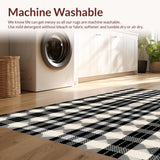 Ultra Soft Area Rug, Non Slip, Stain Resistant, Washable Area Rugs for Living Room, Bedroom, Rustic Gray Geometric Arrangement(Beige)