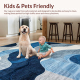 Trendy Coastal Wave Inspired Design(Blue)