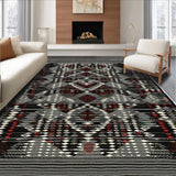 Chic Abstract Monochrome Geometry(Black)