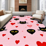 Contemporary Heartfelt Cat Design(Pink)