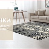 Elegant Monochrome Zebra Motif(Black)