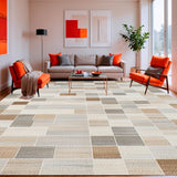 Ultra Soft Area Rug, Non Slip, Stain Resistant, Washable Area Rugs for Living Room, Bedroom, Shower Large Non Slip Bath Mat(Beige)