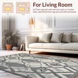 Chic High Low Trellis Design(Gray)