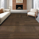Ultra Soft Area Rug, Non Slip, Stain Resistant, Washable Area Rugs for Living Room, Bedroom, Whimsical Earthy Animal Print(Brown)