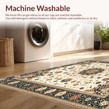 Ultra Soft Area Rug, Non Slip, Stain Resistant, Washable Area Rugs for Living Room, Bedroom, Rustic Tan Fluffy for Office(Beige)