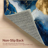 Elegant Curvilinear Blue Tones(Blue)