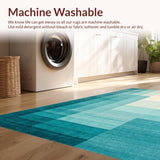 Chic Abstract Aqua Swirl(Blue)