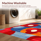 Contemporary Bright Swirl Aesthetics(Red)