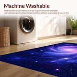 Ultra Soft Area Rug, Non Slip, Stain Resistant, Washable Area Rugs for Living Room, Bedroom, Charming Space Odyssey Imagery(Purple)