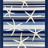 Ultra Soft Area Rug, Non Slip, Stain Resistant, Washable Area Rugs for Living Room, Bedroom, Vibrant Nautical Inspired Decor(Blue)