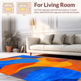 Artistic Geometric Color Fusion(Blue)