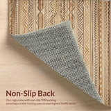 Intricate Jute Area With Elegant Diamond In Natural Tones(Beige)