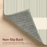 Artistic Hand Woven Striped Vision(Beige)