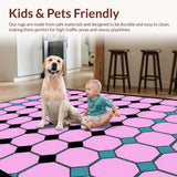 Cute Contemporary Grid Design(Pink)