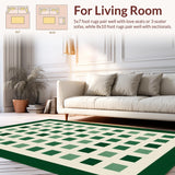 Trendy Playful Checker Design(Green)