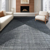 Ultra Soft Area Rug, Non Slip, Stain Resistant, Washable Area Rugs for Living Room, Bedroom, Geometric Bow Rug:  Black Decorative Carpet(Gray)