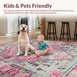 Luxe Distressed Lattice Elegance(Pink)