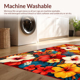 Striking Colorful Abstract Design(Red)