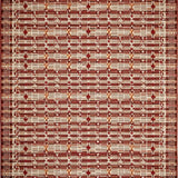 Ultra Soft Area Rug, Non Slip, Stain Resistant, Washable Area Rugs for Living Room, Bedroom, Rustic Gingerbread Braided Aesthetic(Red)