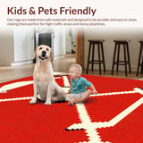 Dynamic Red and Beige(Red)