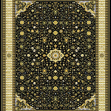 Contemporary Bold Medallion Artistry(Black)