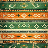 Ultra Soft Area Rug, Non Slip, Stain Resistant, Washable Area Rugs for Living Room, Bedroom, Boho Tribal Distressed Green Orange Living Room Rug(Green)