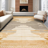 Ultra Soft Area Rug, Non Slip, Stain Resistant, Washable Area Rugs for Living Room, Bedroom, Subtle Earth Tone Safari Aesthetic(Beige)