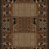 Ultra Soft Area Rug, Non Slip, Stain Resistant, Washable Area Rugs for Living Room, Bedroom, Contemporary Animal Print Bedroom Area Rug Non-Shedding(Yellow)