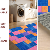 Contemporary Colorful Symmetric Layout(Blue)