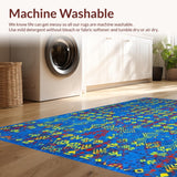 Lively Abstract Multihued Design(Blue)