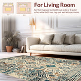 Elegant Woven Geometric Motif(Beige)