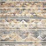 Ultra Soft Area Rug, Non Slip, Stain Resistant, Washable Area Rugs for Living Room, Bedroom, Contemporary Warm Striped Layout(Beige)
