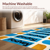 Chic Monochrome Quirky Text Design(Blue)