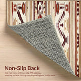 Southwestern High Low with Tribal Design(Brown)