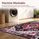 Luxurious Black Abstract Design(Red)