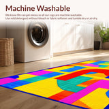 Lively Graphic Letter Arrangement(Blue)