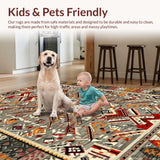 Eclectic Vibrant Ethnic Weave(Gray)