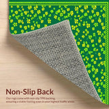Classic Green and White Geometric Style(Green)