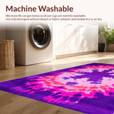 Lively Glittery Tie Dye Fantasy(Purple)