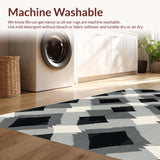 Contemporary Black and White Lattice(Beige)