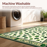 Traditional Shamrock Patterned Decor(Green)