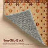 Vintage Cozy Patterned Runner(Beige)