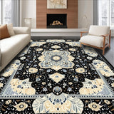 Whimsical Modern Floral Theme Design(Black)