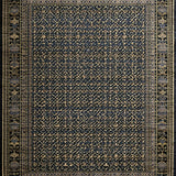 Ultra Soft Area Rug, Non Slip, Stain Resistant, Washable Area Rugs for Living Room, Bedroom, Chic Bow Scallop Area Rug(Black)