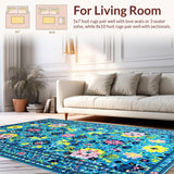 Lovely Pastel Flower Accents(Blue)