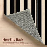 Rustic Earthy Striped Texture(Black)