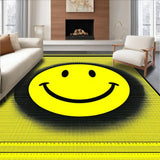 Ultra Soft Area Rug, Non Slip, Stain Resistant, Washable Area Rugs for Living Room, Bedroom, Playful Bright Minimalist Design(Yellow)