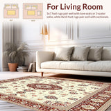Justine Heritage Medallion Area With Timeless Ornate Design Elements(Beige)